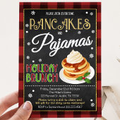 パジャマでパンケーキのクリスマスパーティー 招待状