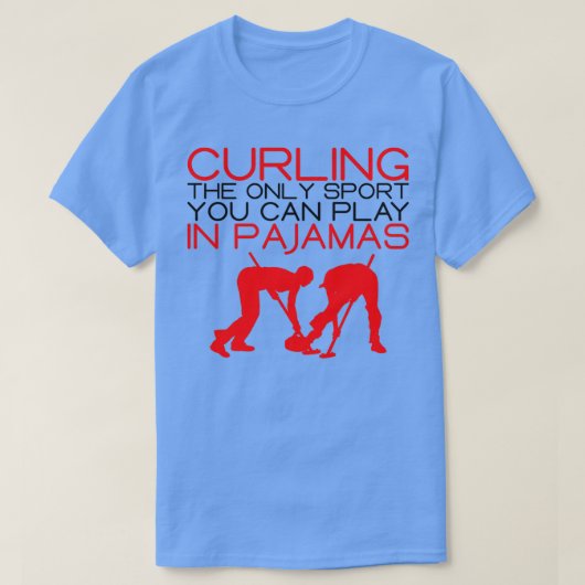 パジャマで唯一のスポーツ遊をカール9 Tシャツ (デザイン正面)