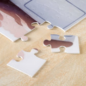 パジャマで愛らしい猫が洗濯をするおもしろい ジグソーパズル (側面)