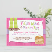パジャマとパンケーキの誕生日パーティーお泊り会 招待状 (スタンド正面)