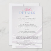 パジャマとプロセッコバチェロレッテ 招待状 (裏面)