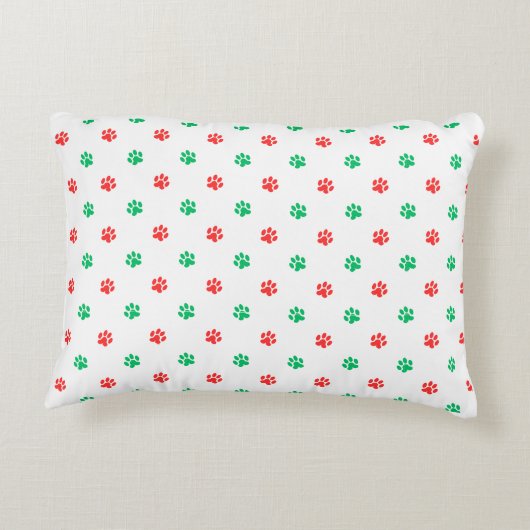 パジャマのクリスマスボストンテリア アクセントクッション (裏面)