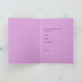 パジャマのパーティの招待状: nightshine 招待状 (内部)