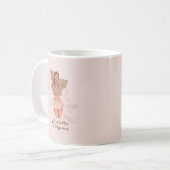 パジャマの可愛い女の子の生活が良い コーヒーマグカップ (正面左)