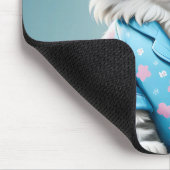 パジャマの猫 マウスパッド (コーナー)