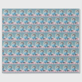 パジャマの猫 ラッピングペーパー (フラット)