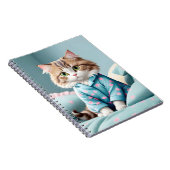 パジャマを着た猫 ノートブック (右側)