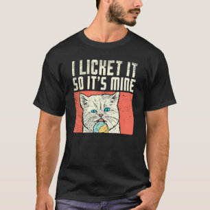 パジャマアイスパーティーキャット私はそれを舐めたその鉱山 Tシャツ