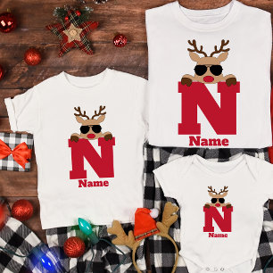 パジャマカスタムという名前のクリスマスのモノグラクールム Tシャツ