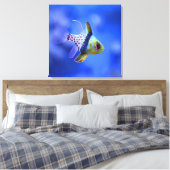 パジャマカーディナルフィッシュザリーフコレクション キャンバスプリント (インサイチュ (寝室))