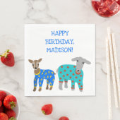 パジャマスキッズスランバーパーティー スタンダードランチョンナプキン (インサイチュ)