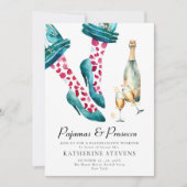 パジャマスプロセッコシックバチェロレッテ旅程 招待状 (正面)