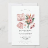 パジャマスプロセッコバチェロレッテトロピカル2旅程 招待状 (正面)