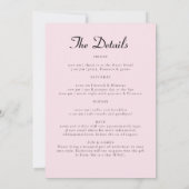 パジャマスプロセッコバチェロレッテ旅程 招待状 (裏面)