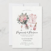 パジャマスプロセッコバラバチェロレッテの旅程 招待状 (正面)