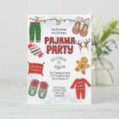 パジャマスリーポバークリスマスパーティー 招待状 (スタンド正面)