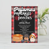 パジャマパンケーキとわんこ クリスマスブランチ 招待状 (スタンド正面)