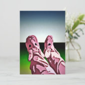 パジャマパークパーティの招待状:岩相 招待状 (スタンド正面)