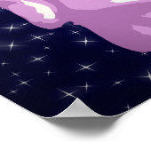 パジャマパーティの招待状:ナイトシャイン ポスター (角)