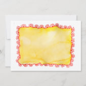 パジャマパーティーのご招待 招待状 (裏面)