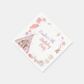 パジャマパーティーの誕生日会 スタンダードカクテルナプキン (角)