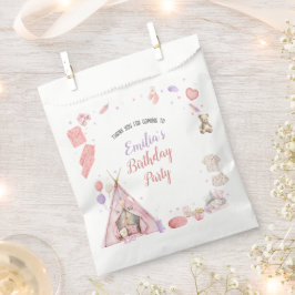 パジャマパーティーの誕生日会 フェイバーバッグ