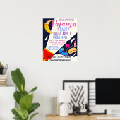 パジャマパーティースクール資金集めチラシとポスター ポスター (ホームオフィス)