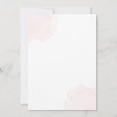 パジャマパーティースリープバーパーティー水彩 招待状 (裏面)