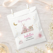 パジャマパーティースレポバーパーティー フェイバーバッグ (クリップ留めされた状態)