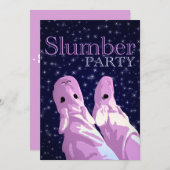 パジャマパーティーナイトシャイン 招待状 (正面/裏面)