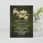 パジャマパーティーネオンボクウッド誕生日 招待状 (スタンド正面)