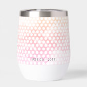 パジャマパーティーパステル水玉模様 モダン (背面)