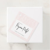 パジャマパーティーポルカドットソフトピンク フェイバータグ (インサイチュ)