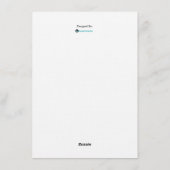 パジャマパーティー招待状テンプレート 招待状 (裏面)