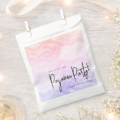 パジャマパーティー カラフル パステル エレガント フェイバーバッグ (クリップ留めされた状態)