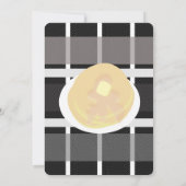 パジャマパーティー ガールズ プライド| ギンガム 招待状 (裏面)