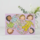 パジャマパーティー/スリープオーバー – SRF 招待状 (スタンド正面)