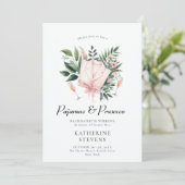 パジャマプロセッコリーフバチェロレッテの旅程 招待状 (スタンド正面)