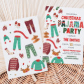 パジャマホリデークリスマスパーティー 招待状