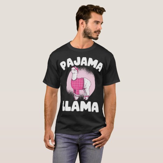 パジャマラマラマパジャマ睡眠 Tシャツ (正面フル)