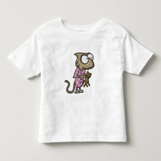 パジャマ猿のTシャツ トドラーTシャツ (正面)