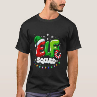 パジャマ クリスマス EFL スクワッド 楽しい ファミリー クリスマス マッチ Tシャツ
