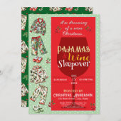 パジャマ&パンケーキパーティの招待状 招待状 (正面/裏面)