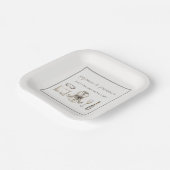 パジャマ&プロセッコパーソナライズされたバチェロレッテ ペーパープレート (傾斜あり)