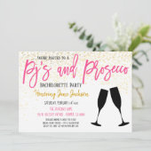 パジャマ＆プロセッコパーティーの招待状 招待状 (スタンド正面)