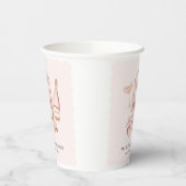 パジャマ&プロセッコブライダルシャワーバチェロレッテ 紙コップ (左)