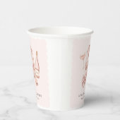 パジャマ&プロセッコブライダルシャワーバチェロレッテ 紙コップ (右)