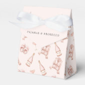 パジャマ＆プロセッコ ブライダルシャワー バチェロレッテ フェイバーボックス (正面サイド)