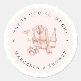 パジャマ＆プロセッコ ブライダルシャワー バチェロレッテ ラウンドシール