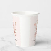 パジャマ＆プロセッコ ブライダルシャワー バチェロレッテ 紙コップ (左)